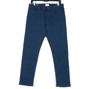 TODD SNYDER Teal Blue Slim Fit Stretch Denim Jeans Men's 31 X 30